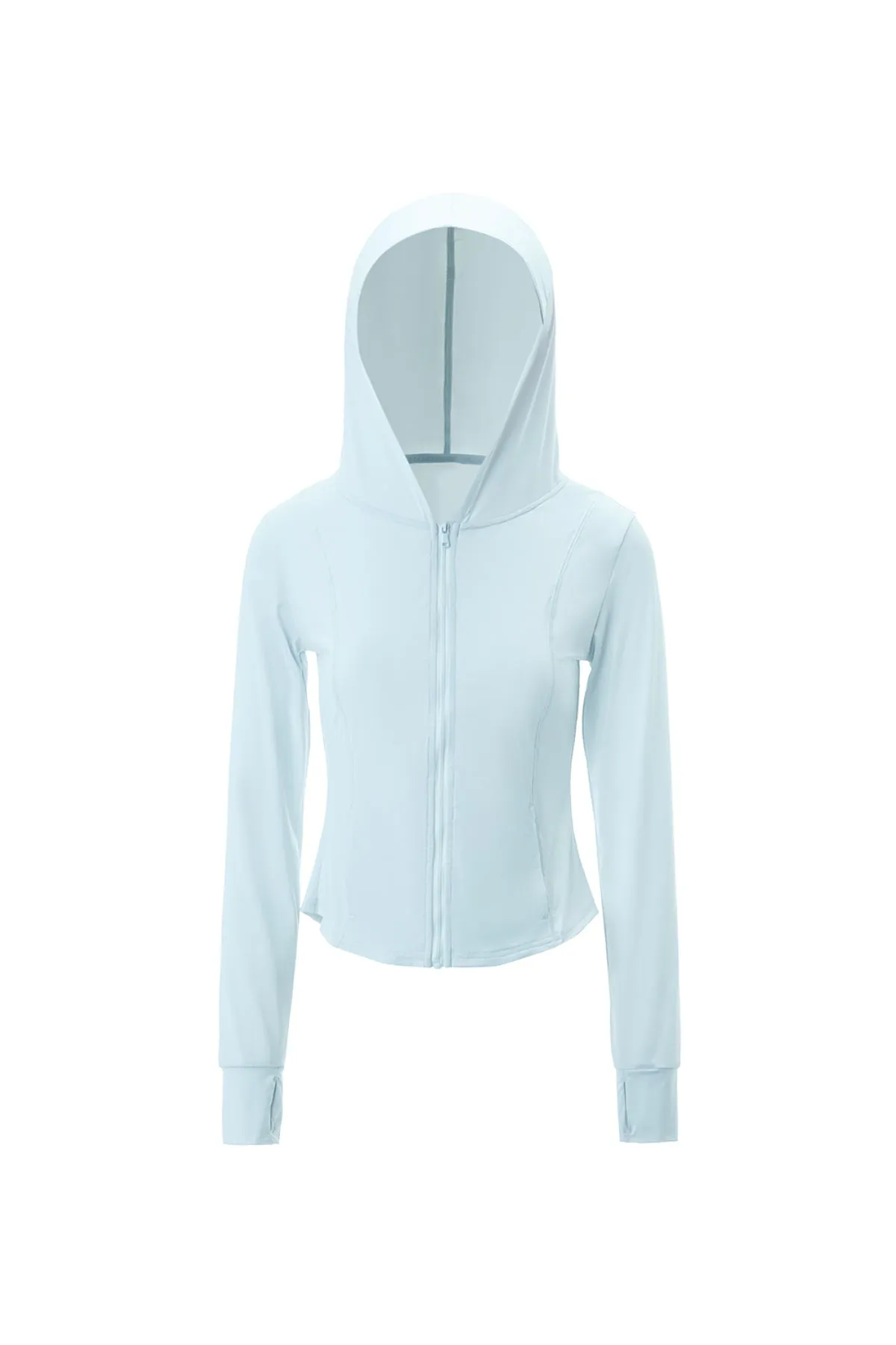 Cooling Breathable High-Stretch Slim-Fit Hooded Jacket UPF50 