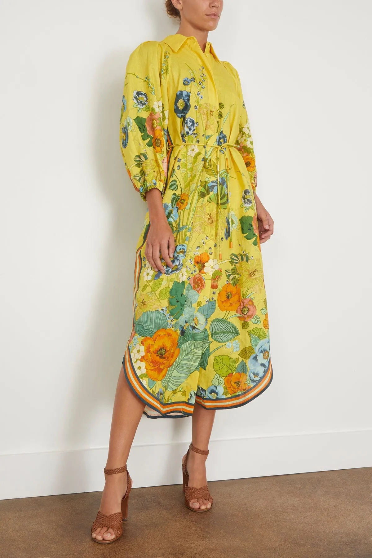 Cresida Shirtdress in Yellow