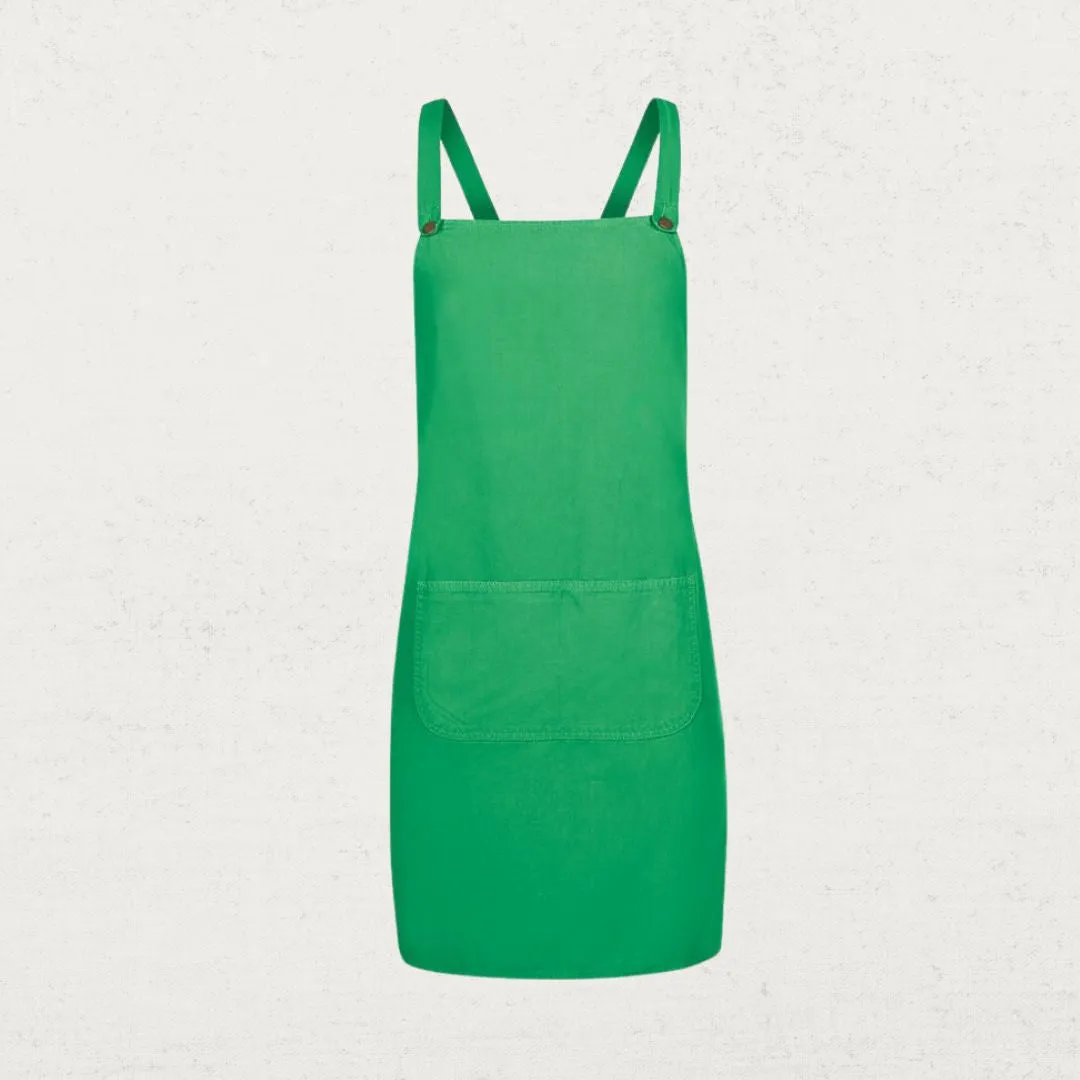 Cross Back Canvas Apron