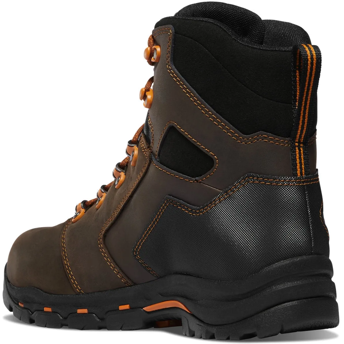 Danner Men's Vicious 6 Comp Toe WP Slip Resist Work Boot -Brown- 13879