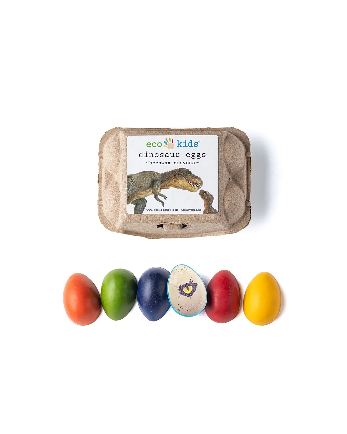 Dinosaur Eggs Beeswax Crayons <br>Eco Kids