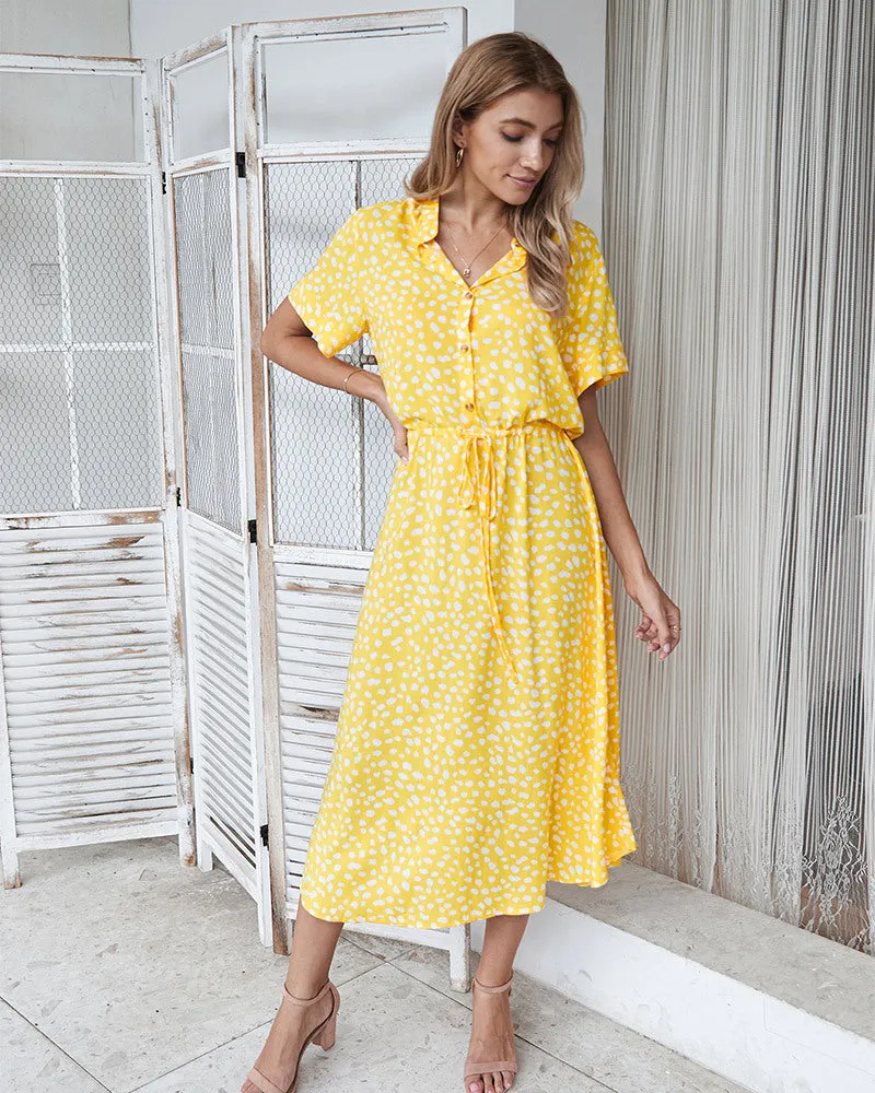 Dots Print Dress