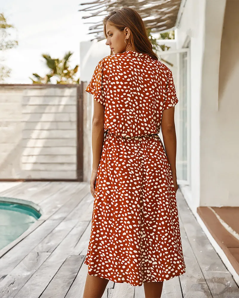 Dots Print Dress