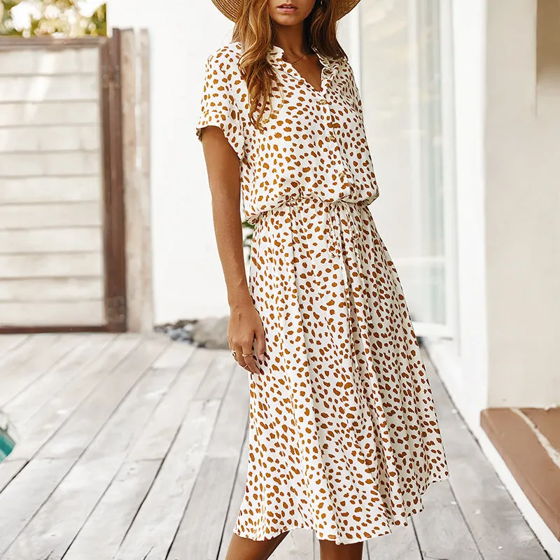 Dots Print Dress