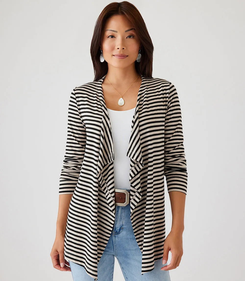 Drape Front Cardigan