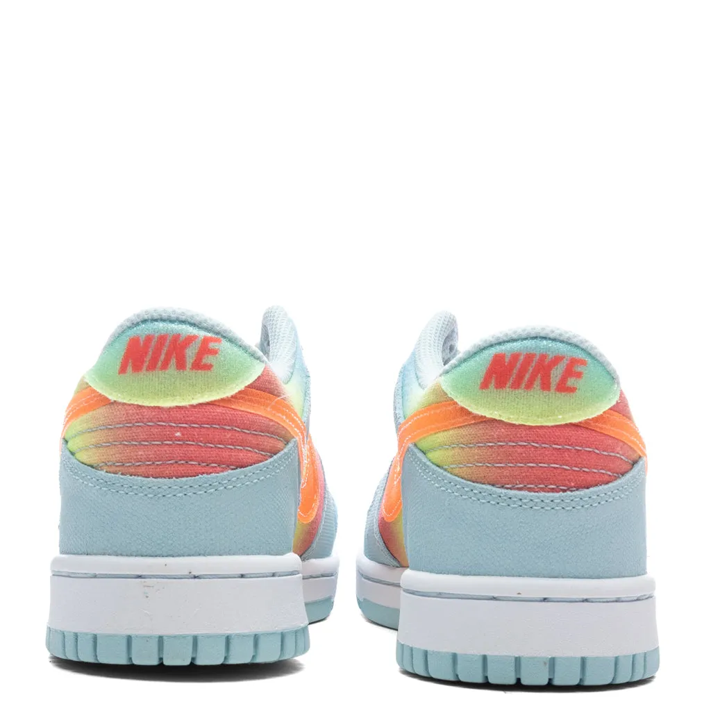 Dunk Low (GS) - Glacier Blue/Total Orange/Light Lemon Twist