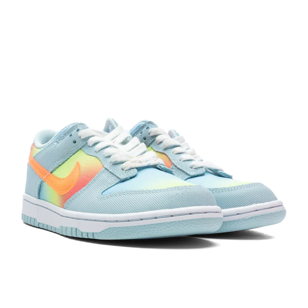 Dunk Low (GS) - Glacier Blue/Total Orange/Light Lemon Twist