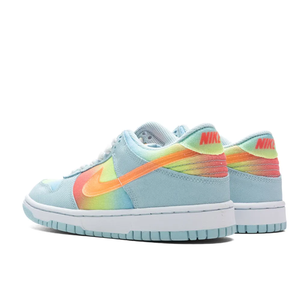 Dunk Low (GS) - Glacier Blue/Total Orange/Light Lemon Twist