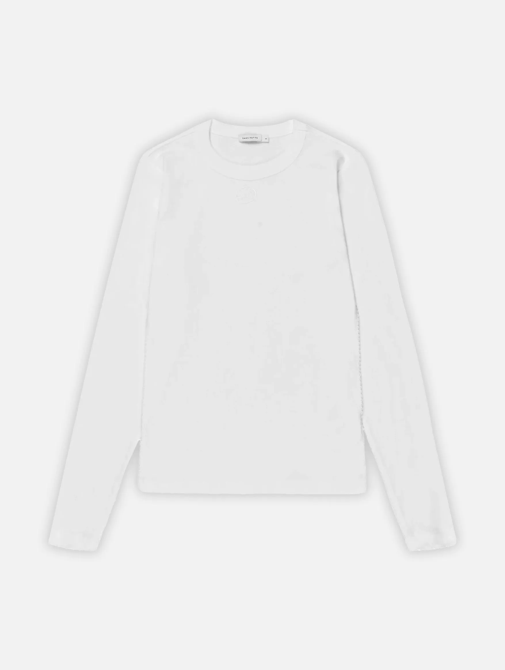 Eloise Long Sleeve Tee in White