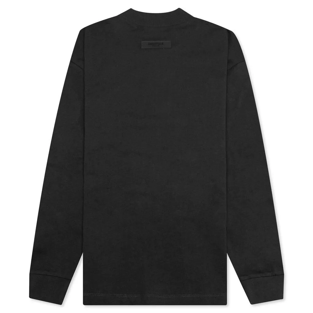 Essentials Kid's L/S Tee - Iron