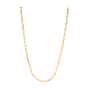 Ethiopian Opal Strand with Rainbow Silk - 11697