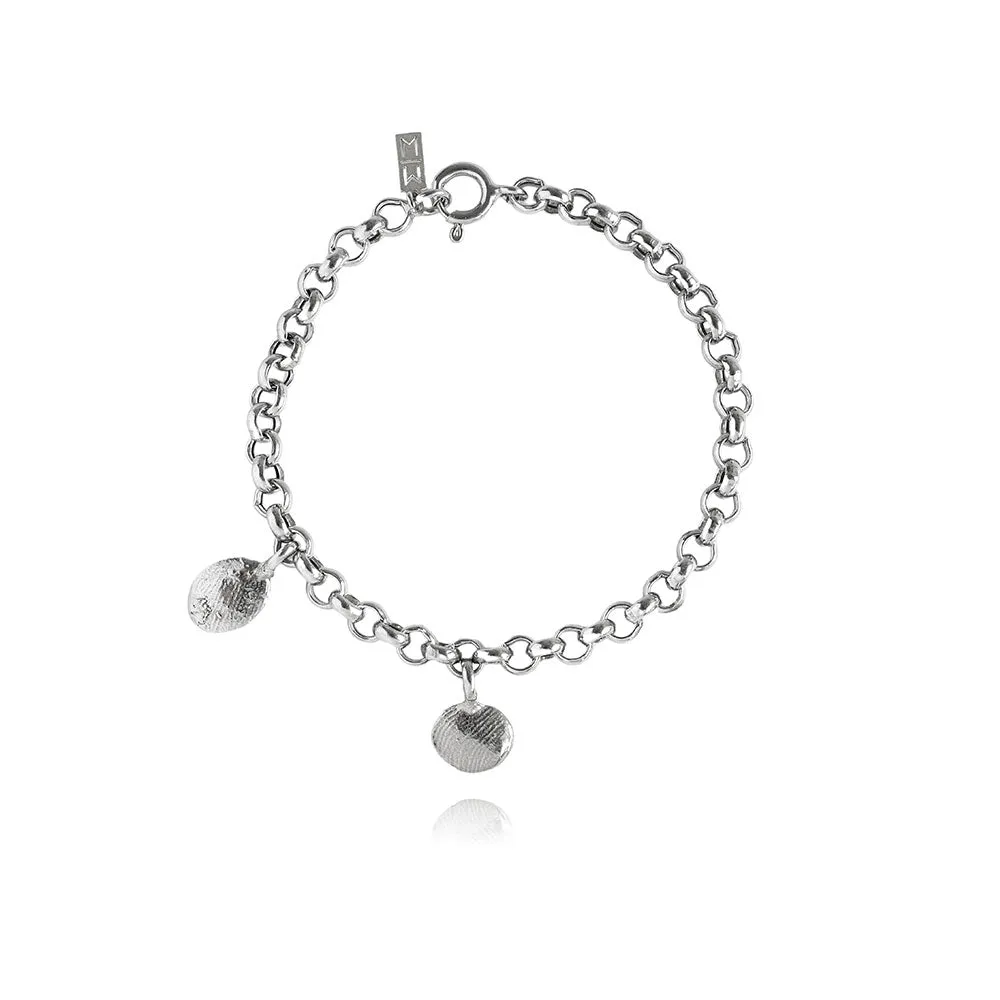 Fingerprints Silver Life Bracelet