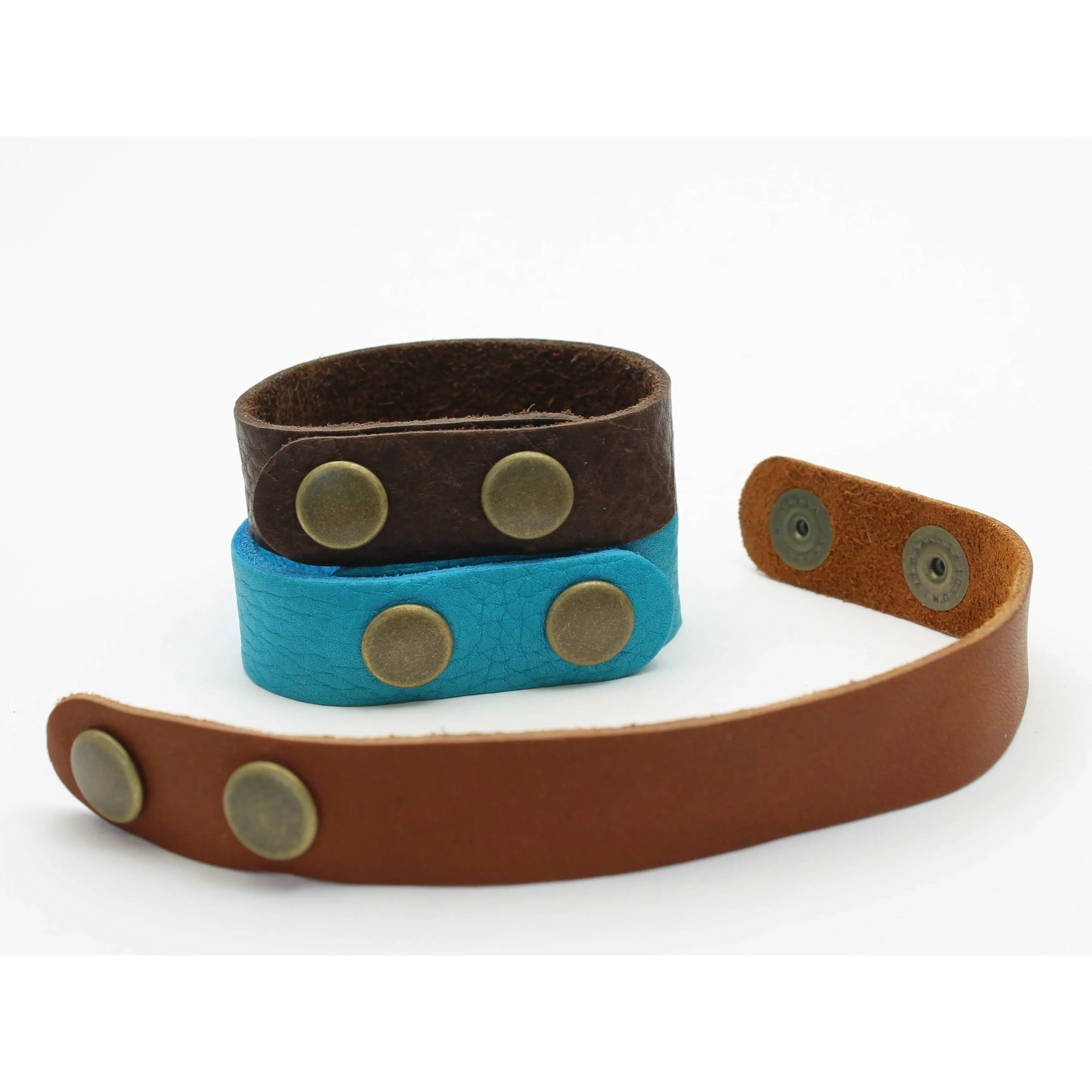 Fishing in Montana Leather Cuff Bracelet