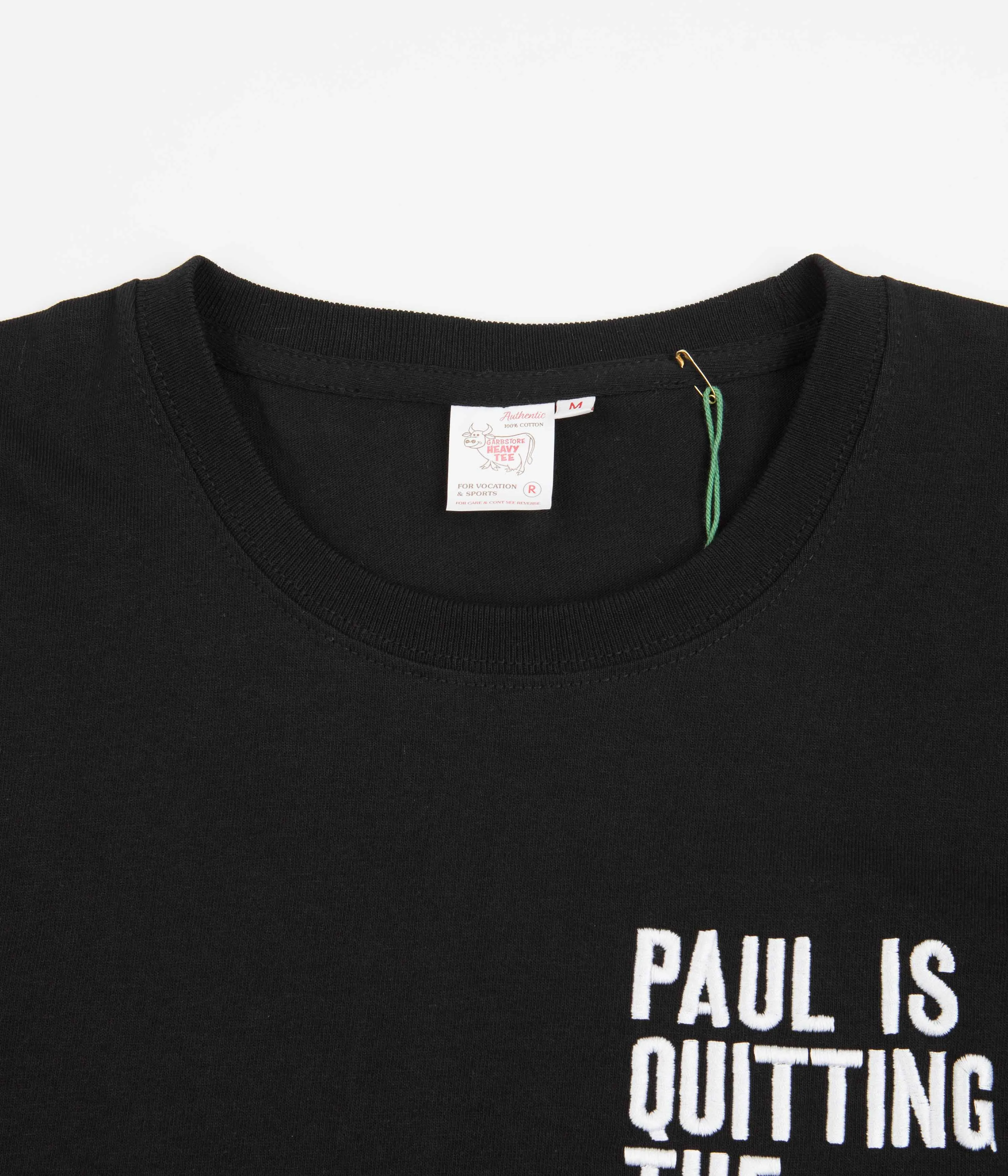 Garbstore Paul T-Shirt - Black