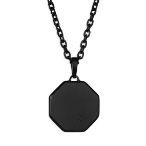 Glyph Octad Necklace - Black