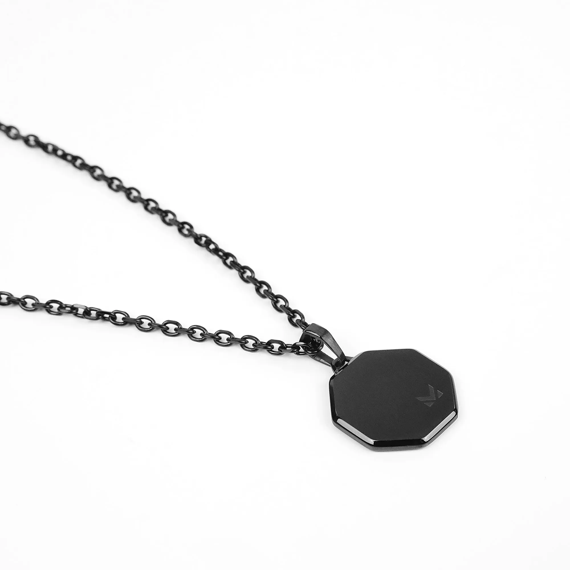 Glyph Octad Necklace - Black