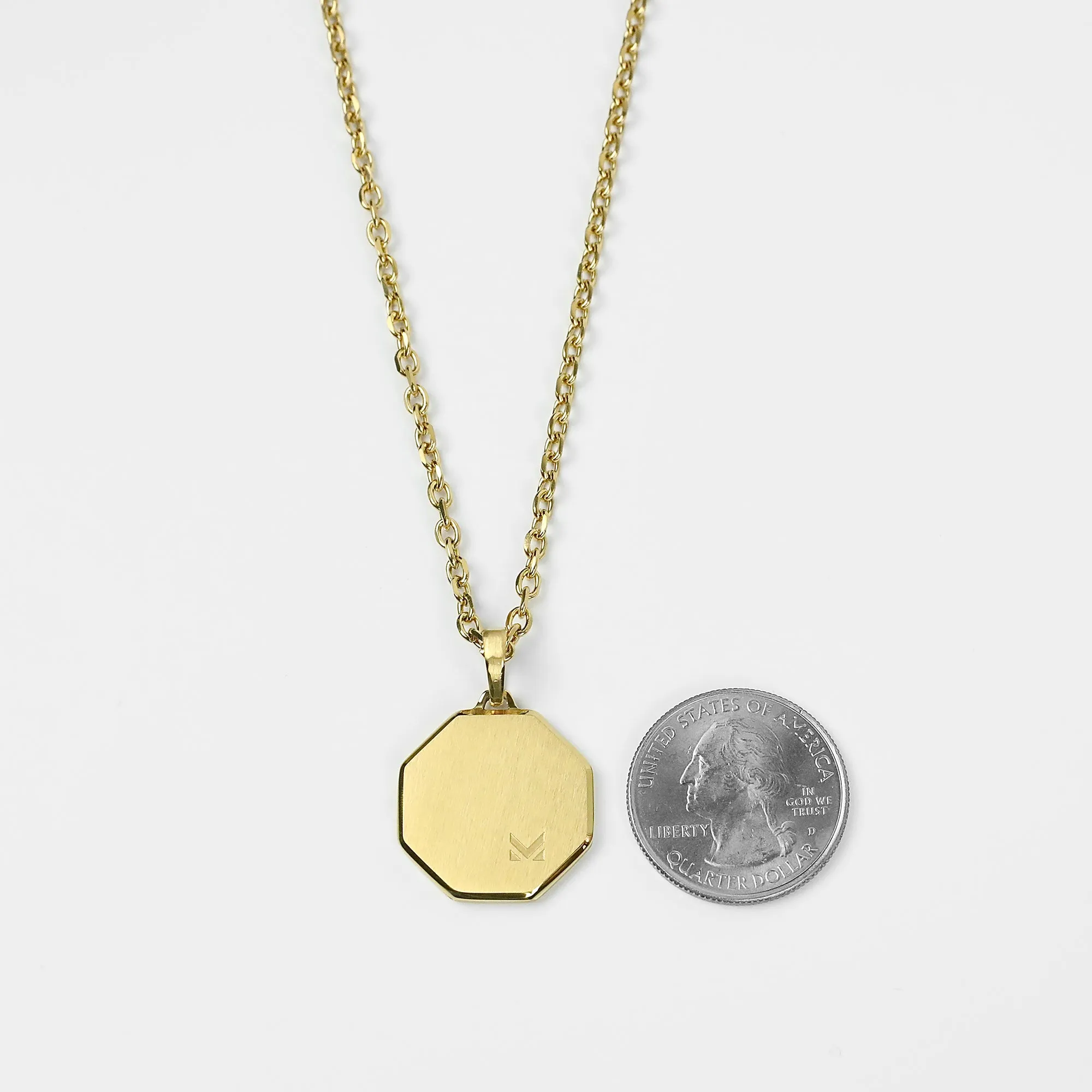 Glyph Octad Necklace - Gold