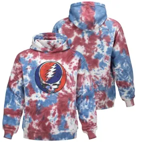 Grateful Dead | Super Heavyweight Hoodie | Tie Dye Will Not Fade Away Stealie