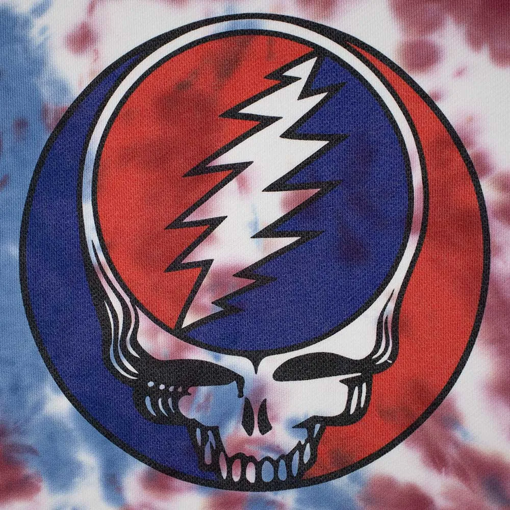 Grateful Dead | Super Heavyweight Hoodie | Tie Dye Will Not Fade Away Stealie