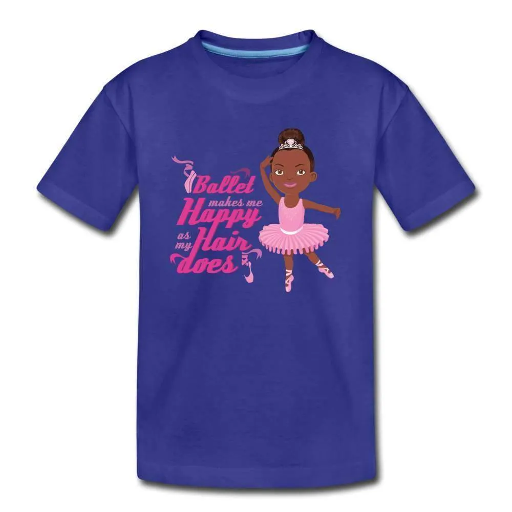 Happy Ballerina Toddler T-Shirt