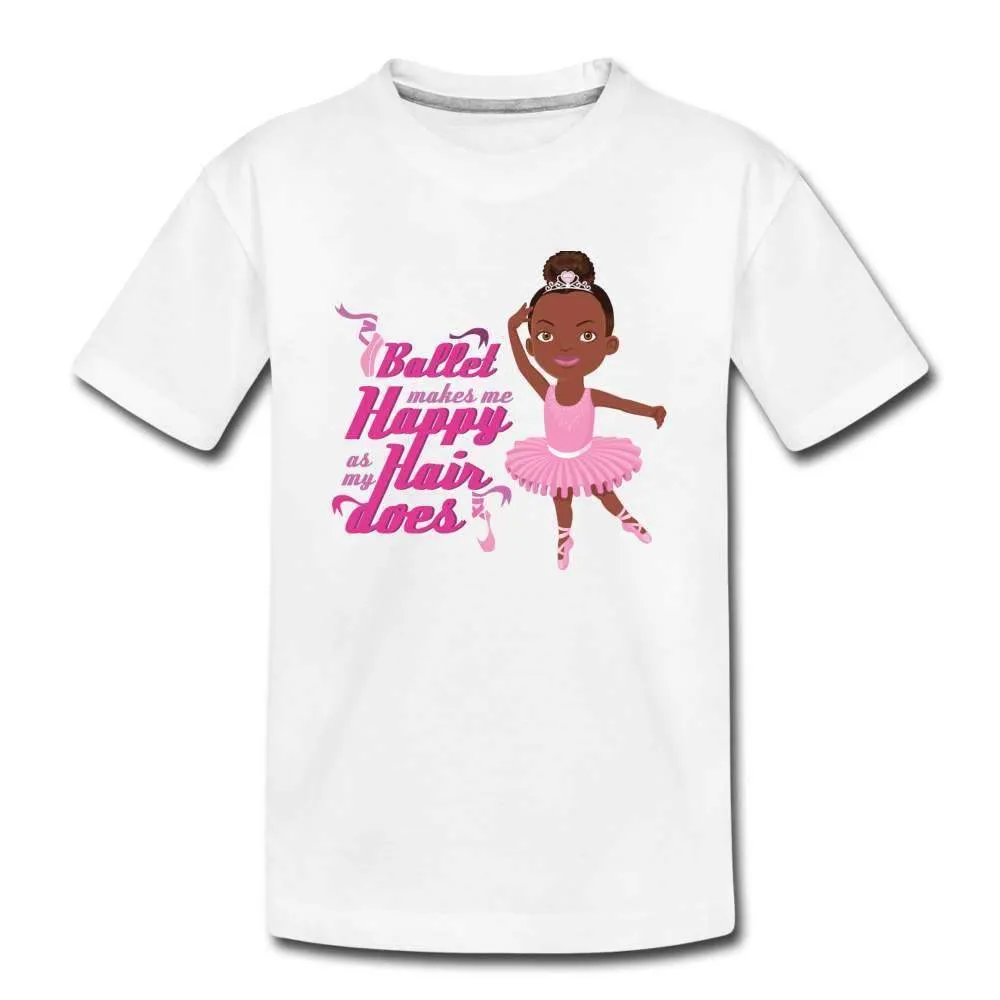 Happy Ballerina Toddler T-Shirt