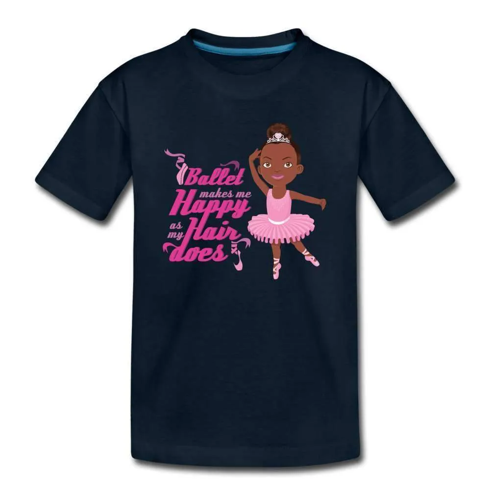 Happy Ballerina Toddler T-Shirt