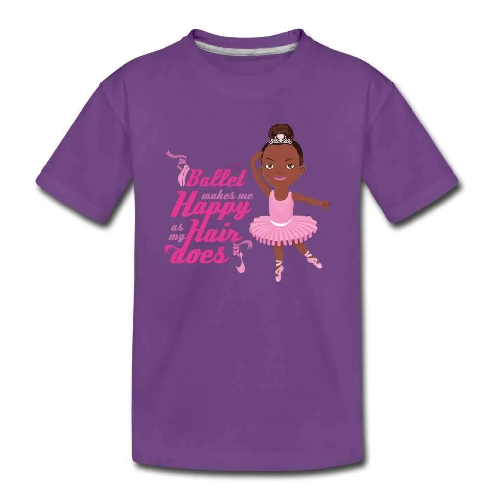 Happy Ballerina Toddler T-Shirt