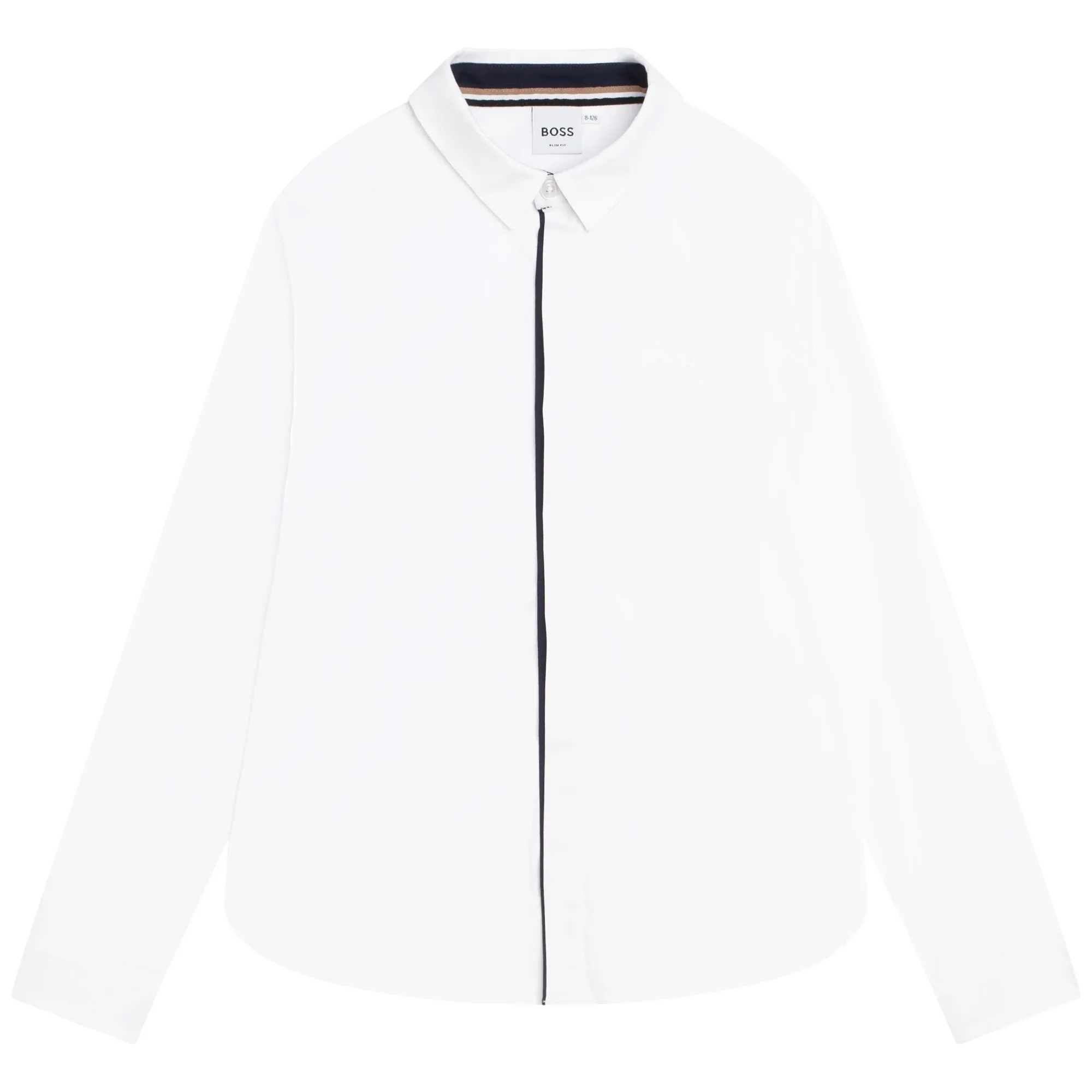 Hugo Boss Boys L/S Dress Shirt _White J25M40-10B