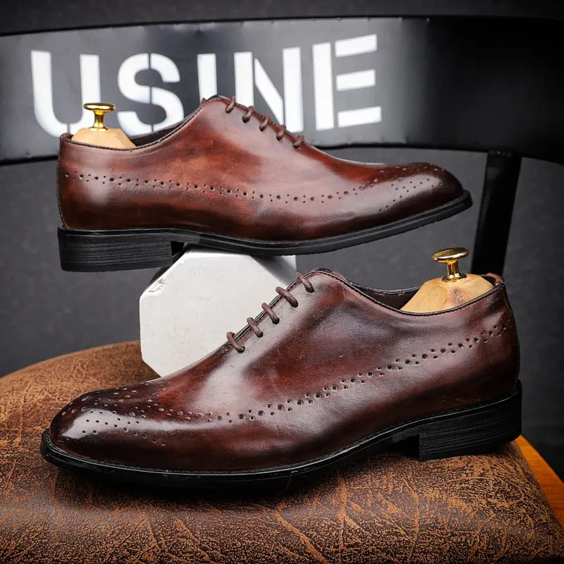 Italian Designer Vintage Men's Leather Shoes