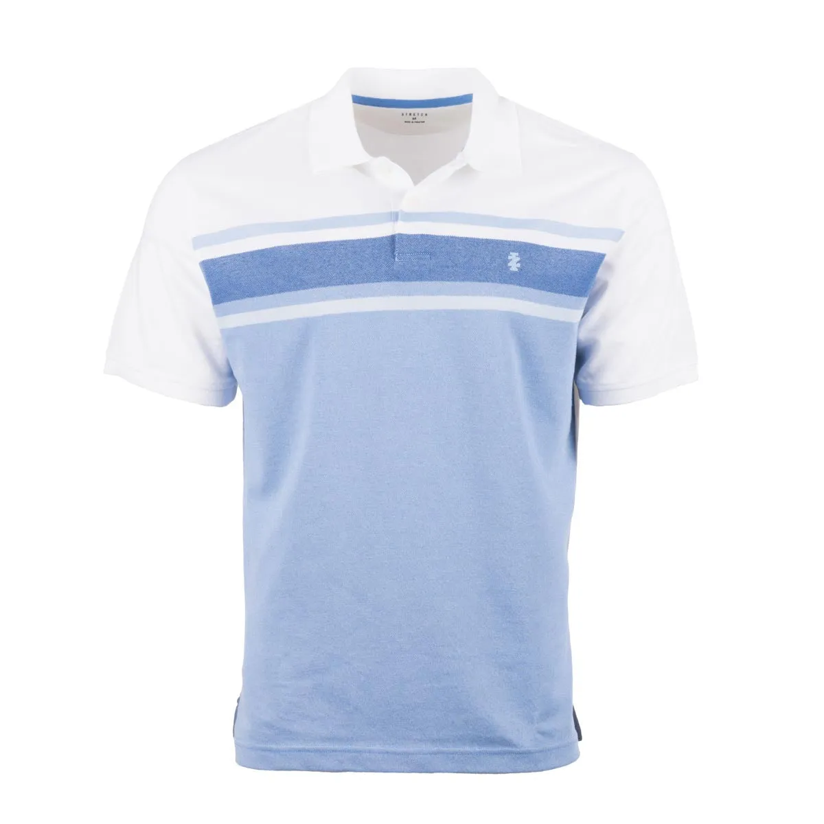 IZOD Men's Advanced Perforated Stripe Polo