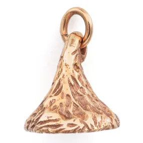 JCF Vintage 14K Yellow Gold Kiss Charm Pendant