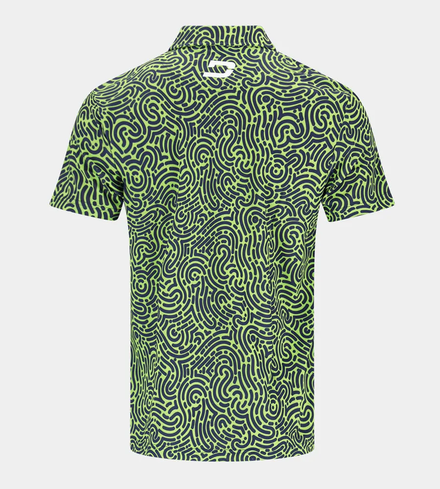 JUMBLE POLO - LIME