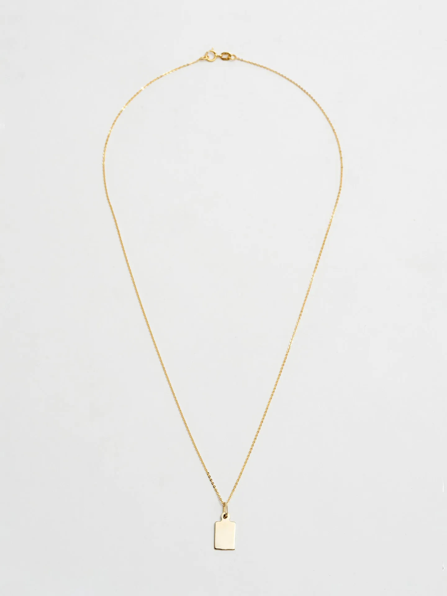 Klint I.D. Tag Charm Necklace