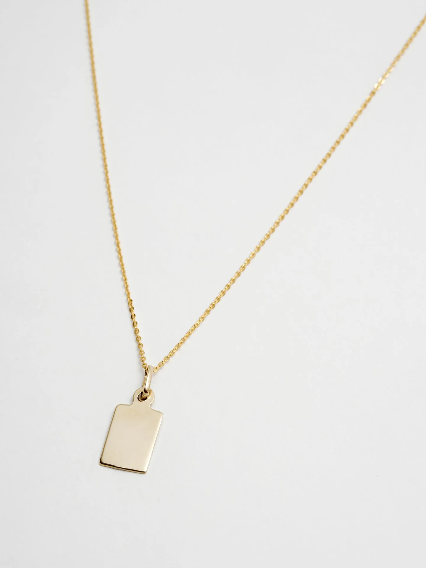 Klint I.D. Tag Charm Necklace