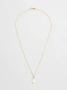 Klint I.D. Tag Charm Necklace