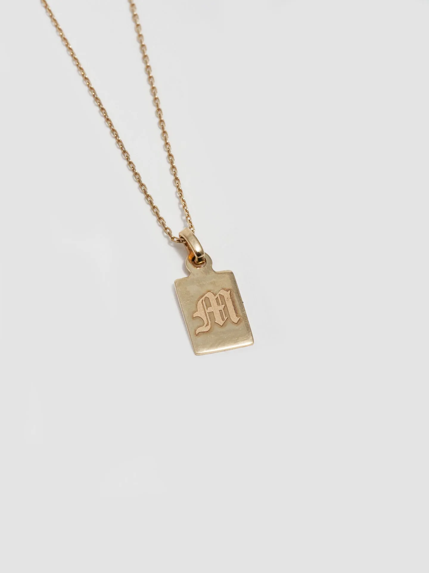 Klint I.D. Tag Charm Necklace