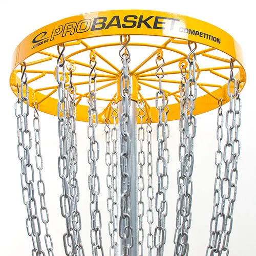 Latitude 64 Competition Basket Portable & Permanent Yellow