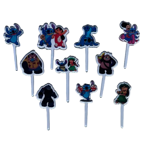 Lilo & Stitch Acrylic Food Picks