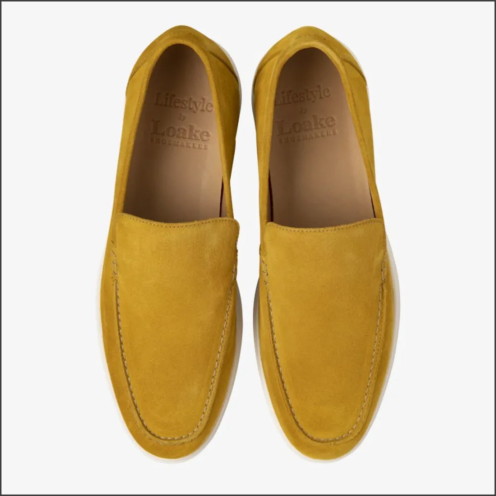 Loake Tuscany Sunset Yellow Suede Loafer*