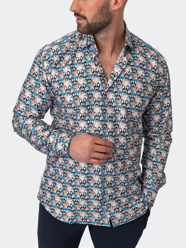 Maceoo Stretch Shirt | Fibonacci Ears Multi