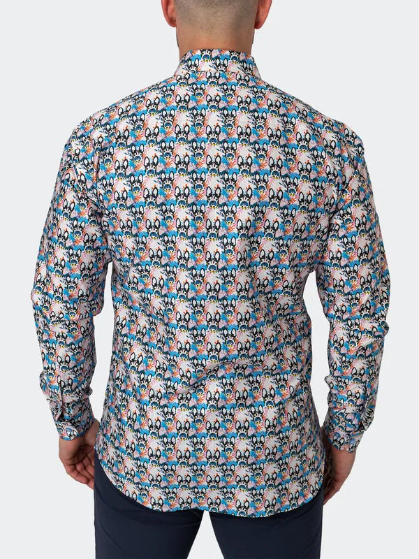 Maceoo Stretch Shirt | Fibonacci Ears Multi