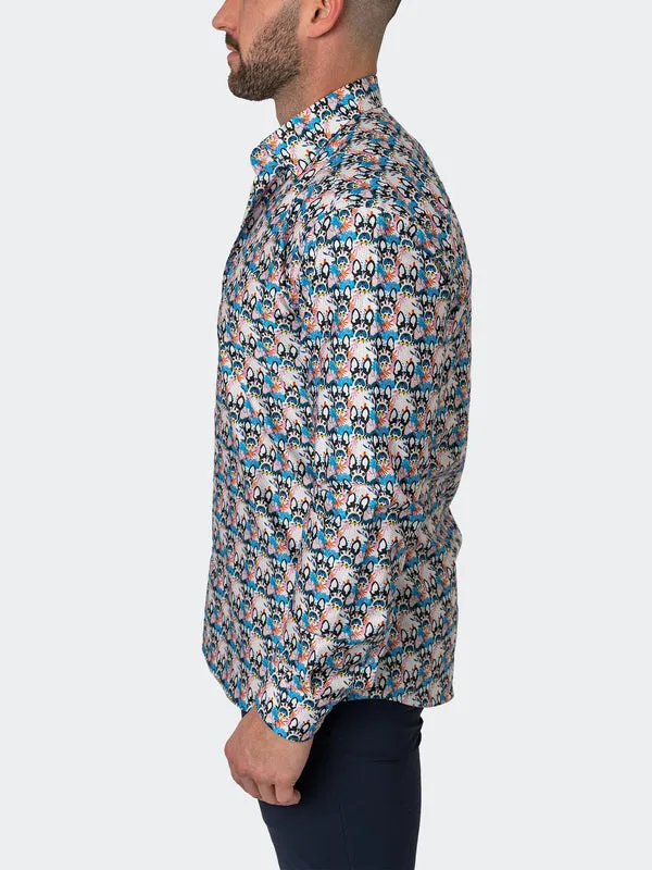 Maceoo Stretch Shirt | Fibonacci Ears Multi