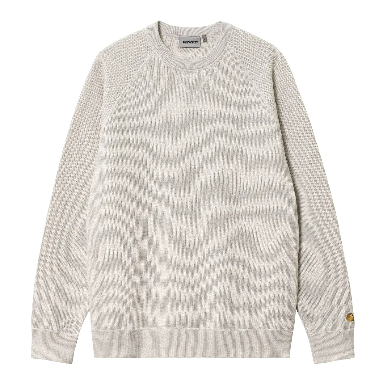 Maglione Uomo Carhartt WIP Chase Grigio Chiaro