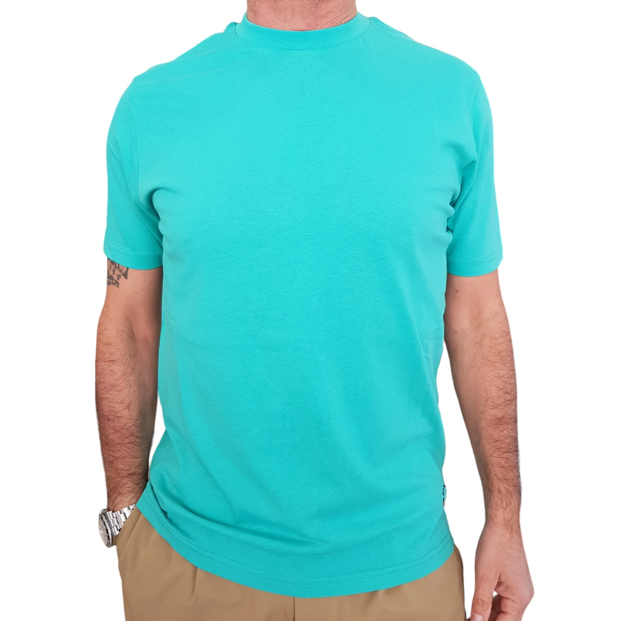 Markup Abbigliamento Uomo T-shirt Verde Acqua art.882