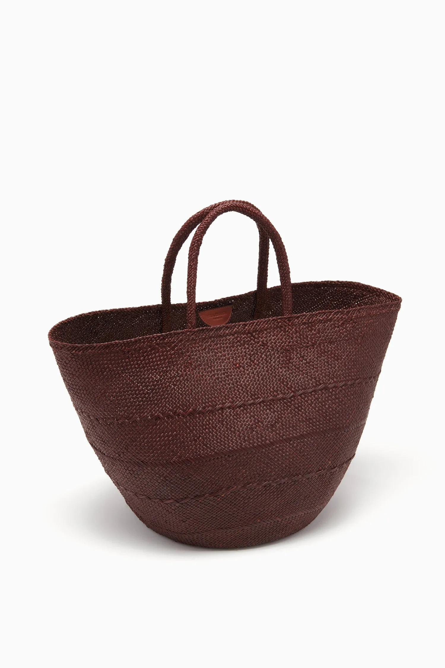 Marta Large Basket Tote - Chocolate