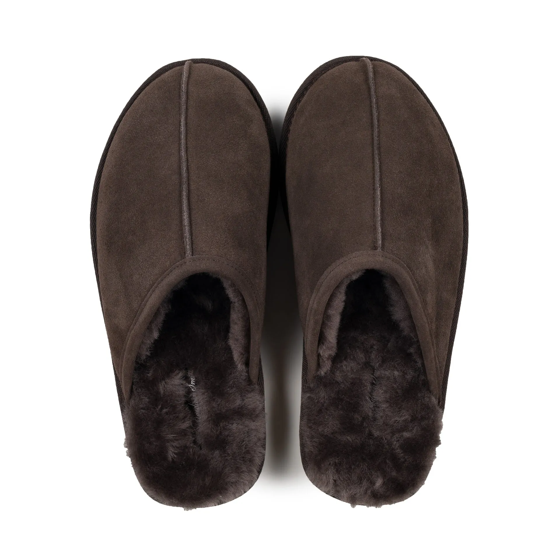 MAX CHOCOLATE SHEEPSKIN SLIPPER MULE