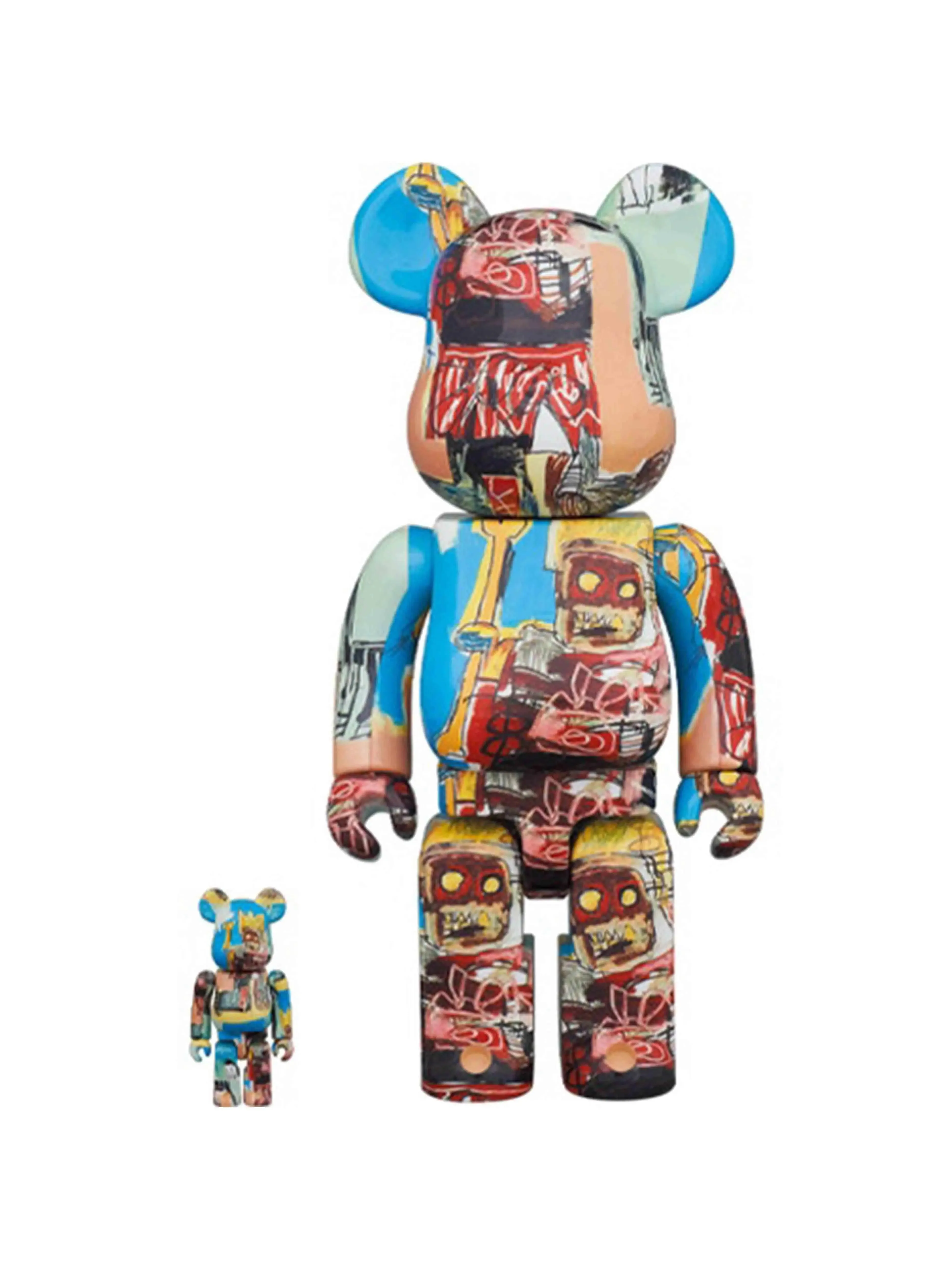 Medicom Toy Be@arbrick JEAN-MICHEL BASQUIAT #6 100% & 400% Set