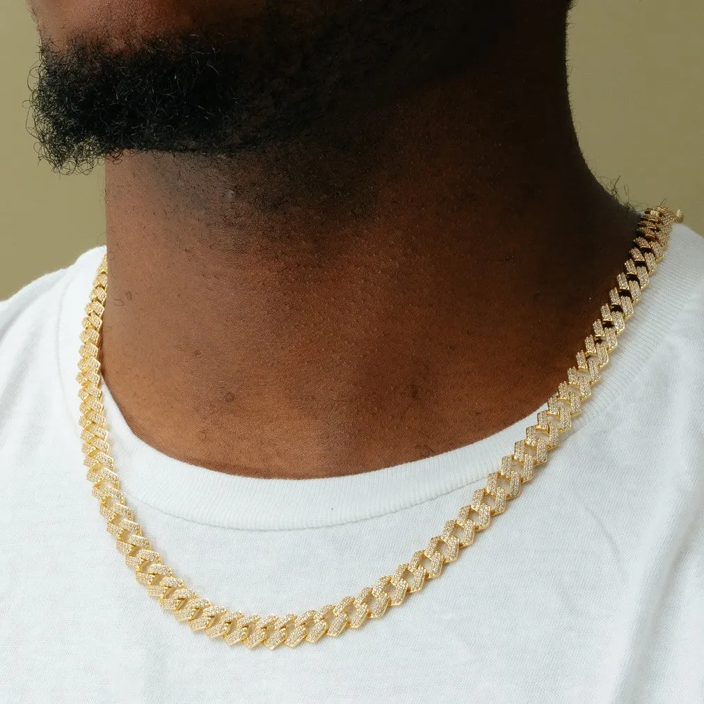 Men's Iced Prong Cuban Chain