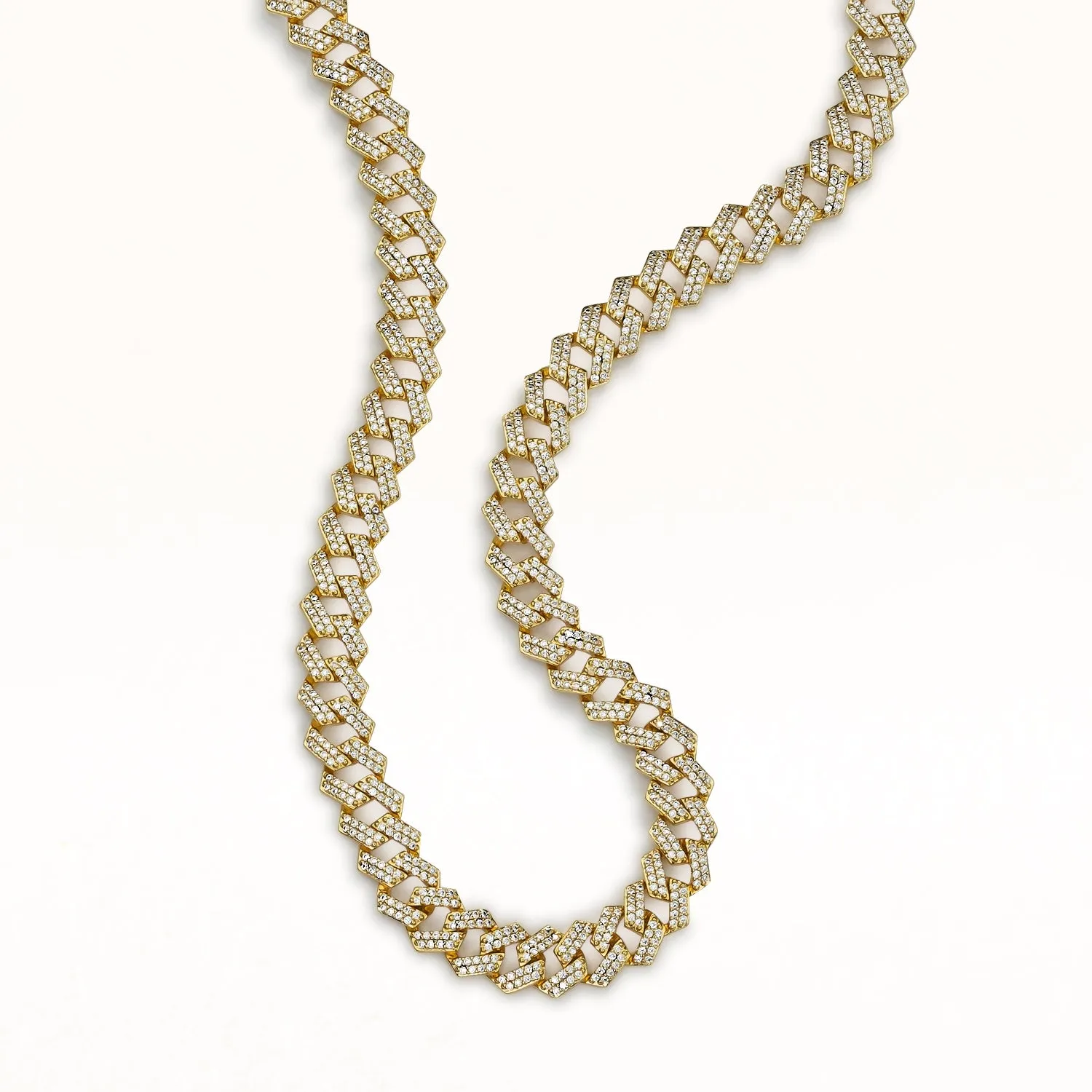 Men's Iced Prong Cuban Chain