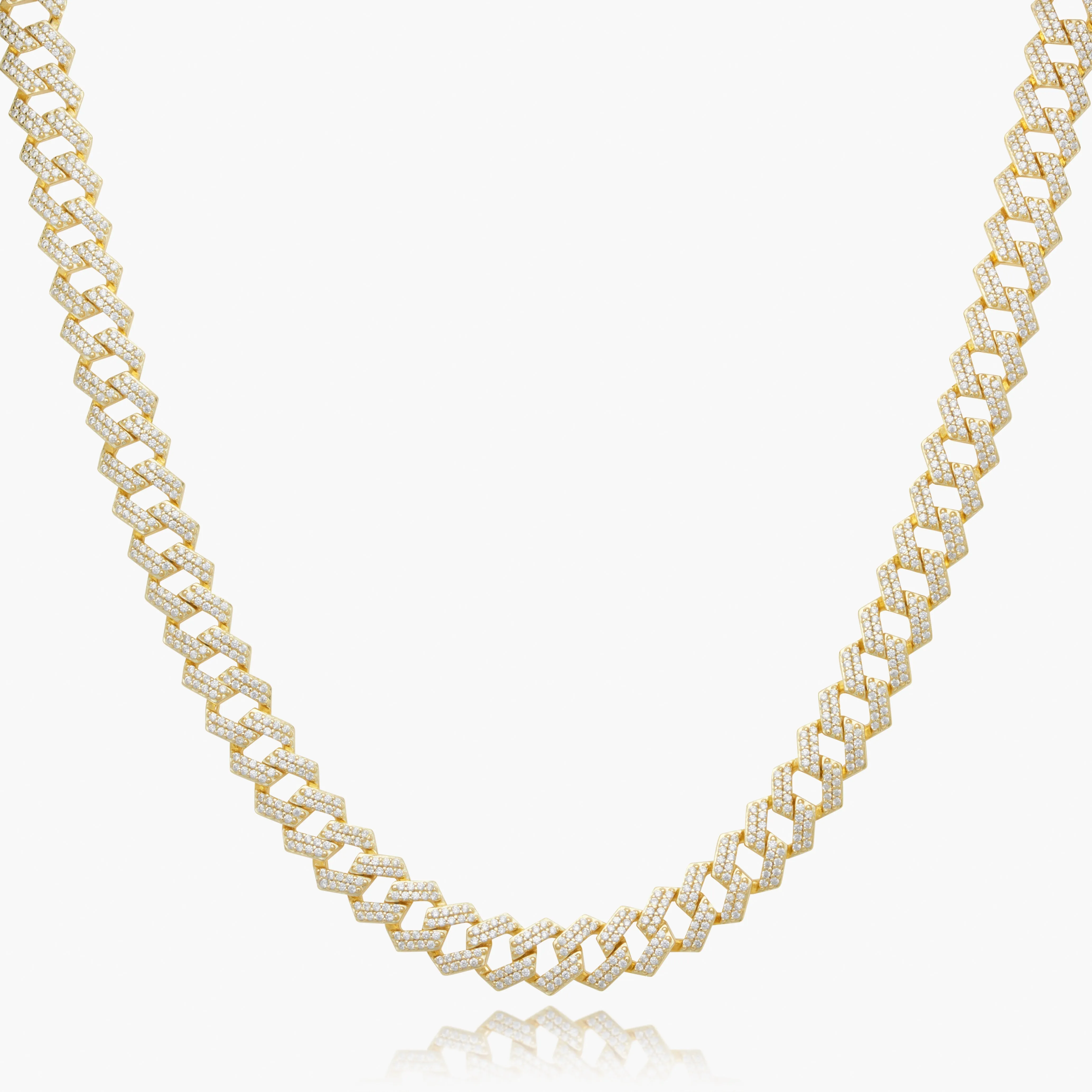 Men's Iced Prong Cuban Chain